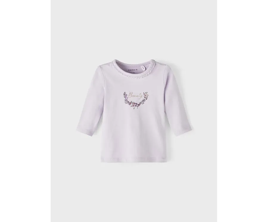 obrazek 1 NAME IT Bluzka 13210028 Fioletowy Regular Fit