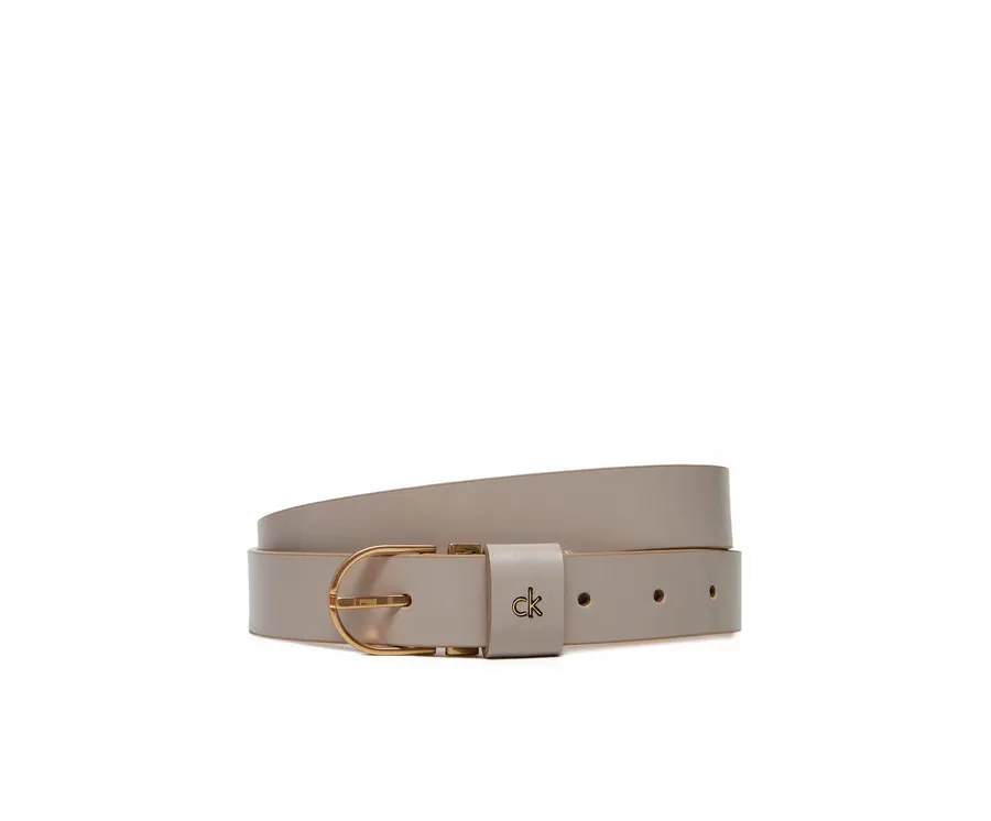 obrazek 1 Calvin Klein Pasek Damski Ck Metal Loop Round Buckle 25Mm LV04F7039G Brązowy