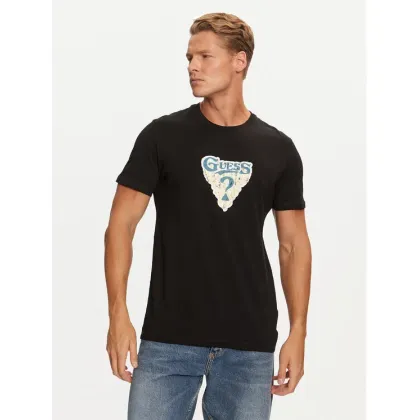 Zdjęcie Guess T-Shirt M4BI44 I3Z14 Czarny Slim Fit