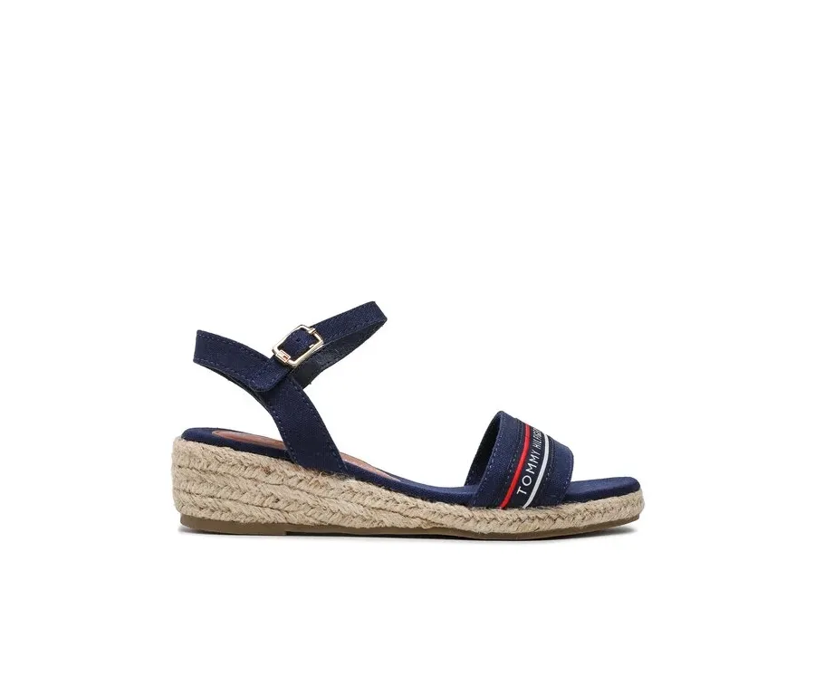 obrazek 1 Tommy Hilfiger Espadryle Rope Wedge Sandal T3A7-32777-0048 M Granatowy