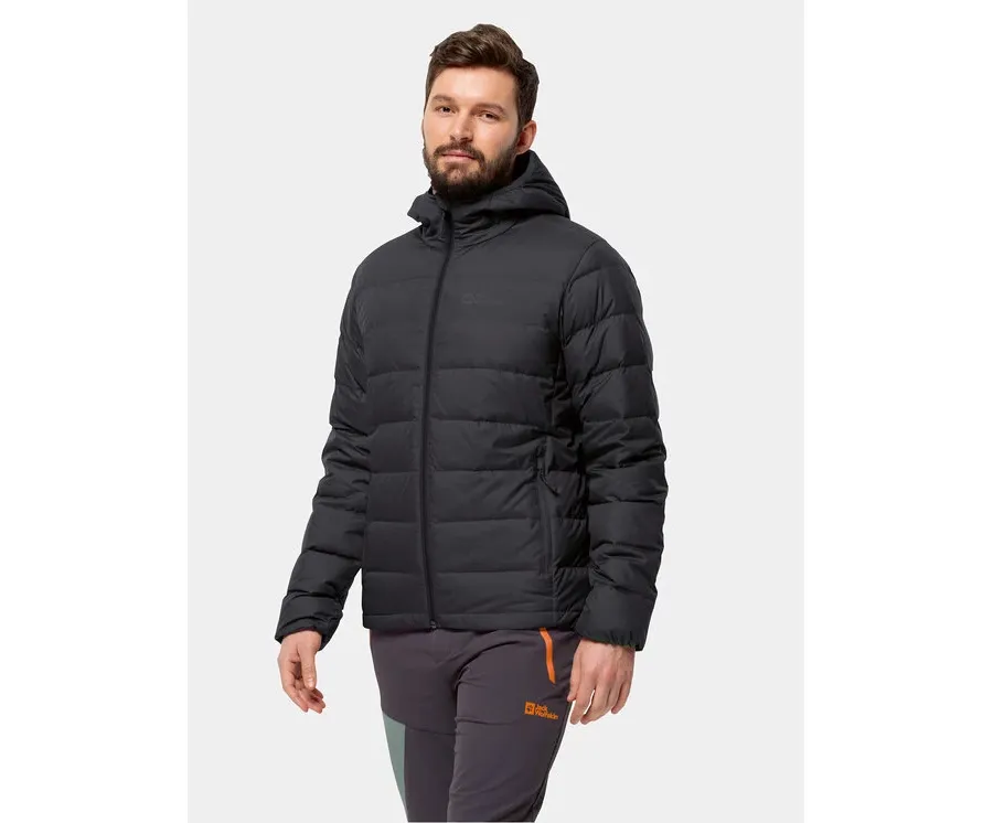 obrazek 1 Jack Wolfskin Kurtka puchowa Ather Down Hoody 1207671 Czarny Regular Fit