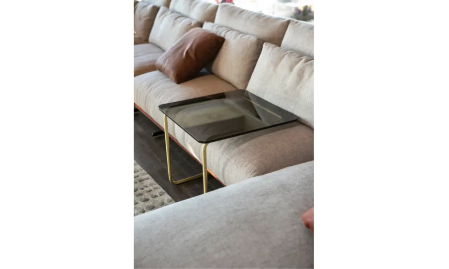 obrazek 2 Szara elegancka sofa do salonu – Daytona