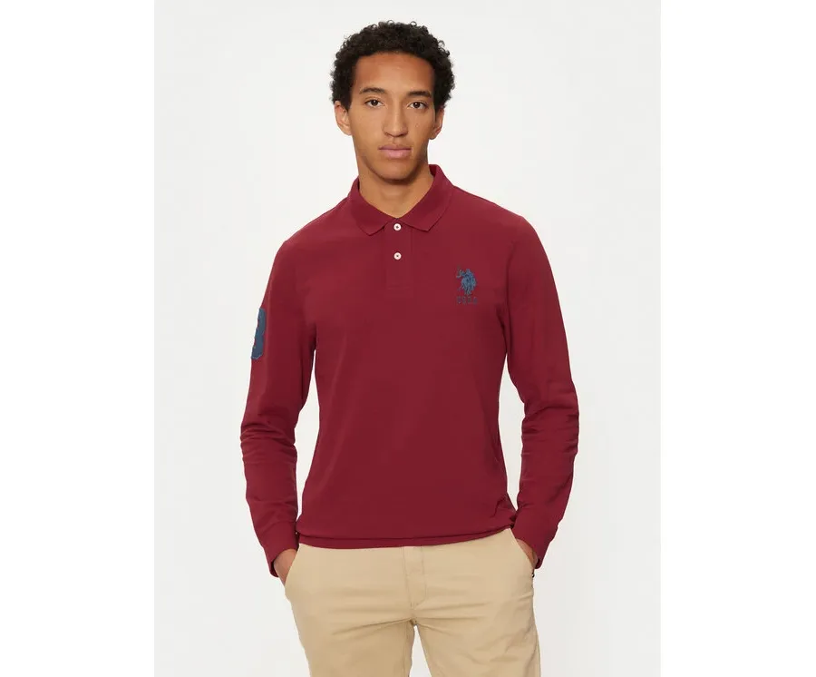 obrazek 1 U.S. Polo Assn. Polo MUP1935 Czerwony Regular Fit