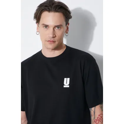 Zdjęcie Undercover t-shirt bawełniany męski kolor czarny z nadrukiem UB0D3803