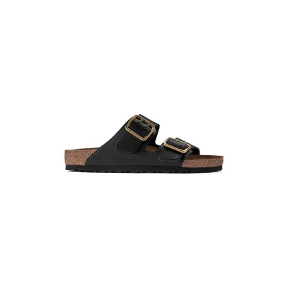 Zdjęcie Birkenstock klapki skórzane Arizona Bold Gap męskie kolor czarny 1022604