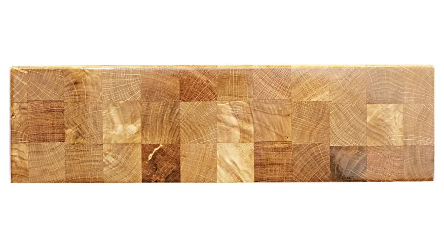 obrazek 2 Nowoczesna umywalka 90 cm SIRIUS, dąb, lakier błyszczący, naturalny