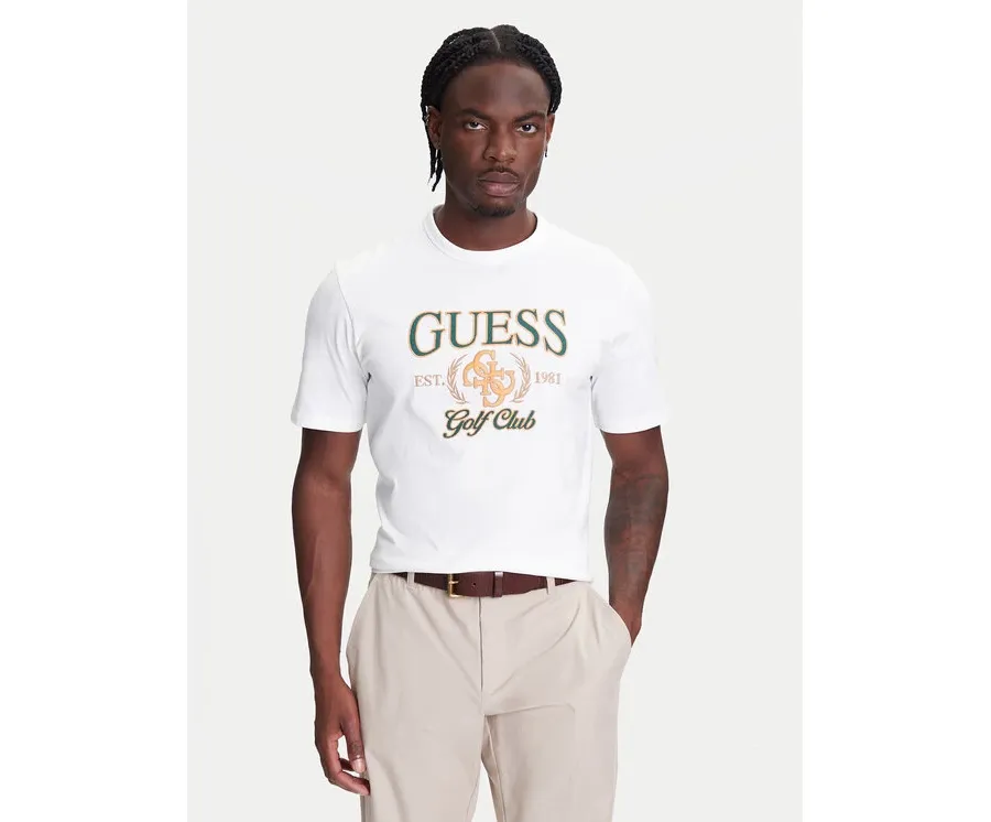 obrazek 1 Guess T-Shirt M5YI22 K8FQ4 Biały Regular Fit