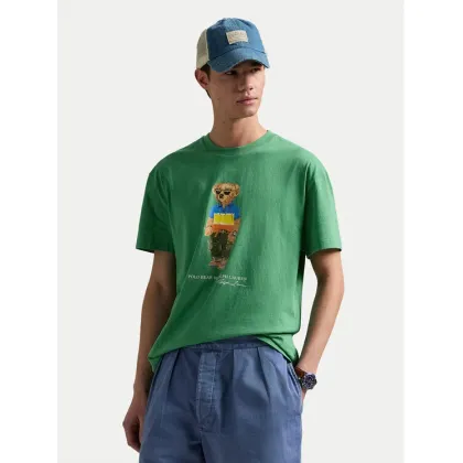 Zdjęcie Polo Ralph Lauren T-Shirt 710973138001 Zielony Custom Slim Fit