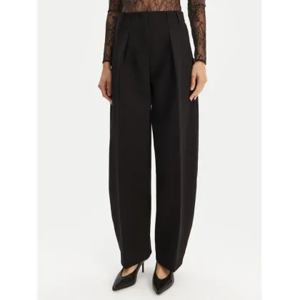 Zdjęcie JACQUEMUS Spodnie materiałowe Le Pantalon Ovalo 24E241PA0791718 990 Czarny Regular Fit