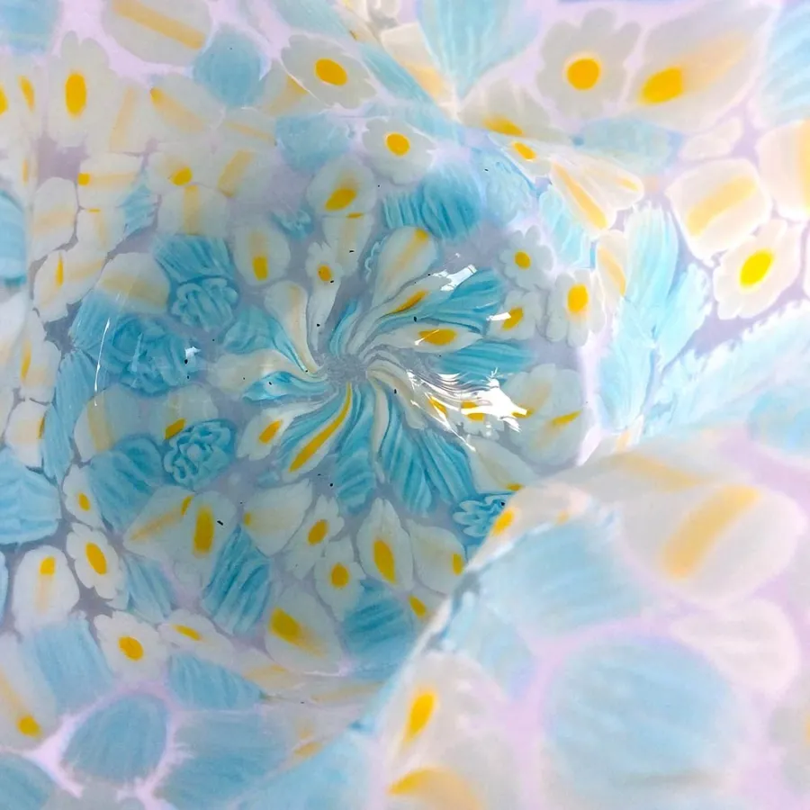 obrazek 2 6-elementowy zestaw szklanek Daisy z włoskiego szkła iMuranesi