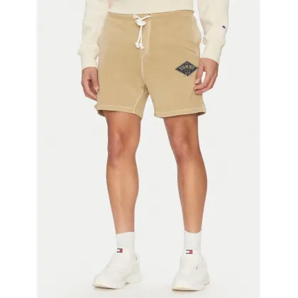Zdjęcie Tommy Jeans Szorty sportowe Varsity DM0DM20936 Beżowy Regular Fit
