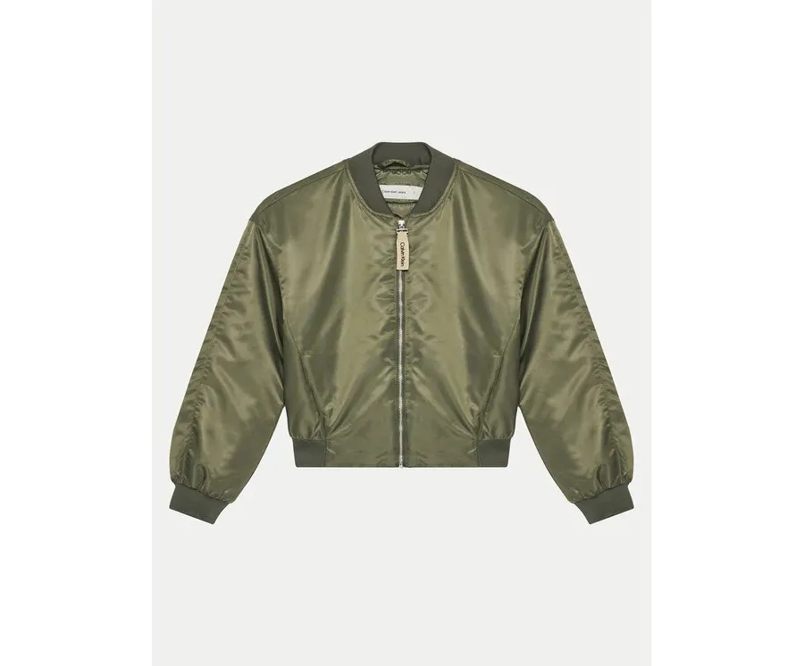 obrazek 1 Calvin Klein Jeans Kurtka bomber IG0IG02679 Zielony Regular Fit
