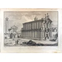 Picture A tasteful view of the Church of San Paolo from the 18th century