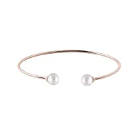 Zdjęcie Bransoletka flexi z różowego złota z perłami KLENOTA
