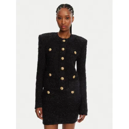 Zdjęcie Balmain Kardigan DF1SK249KG43 Czarny Regular Fit