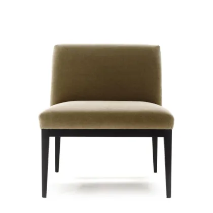 Zdjęcie Fotel z perforowanym laserowo panelem metalowym H.82xL.66xP.80 cm