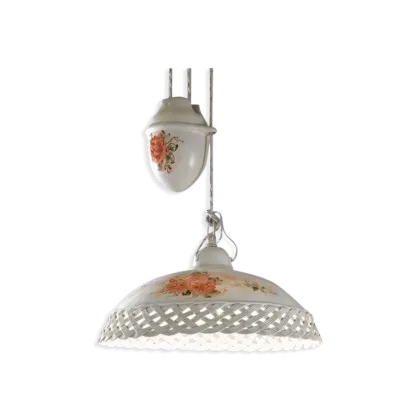 Zdjęcie Duża włoska lampa wisząca w stylu klasycznym