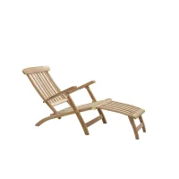 Picture A unique adjustable lounger with a footrest for the garden and terrace