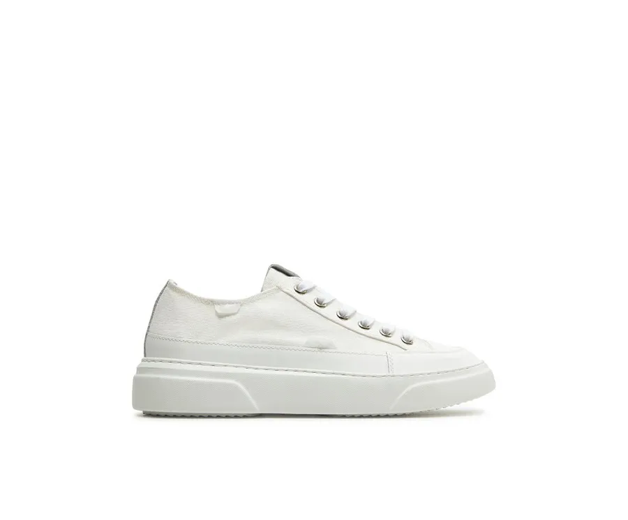 obrazek 1 Inuikii Sneakersy Canvas Lex Low 50102-991 Biały