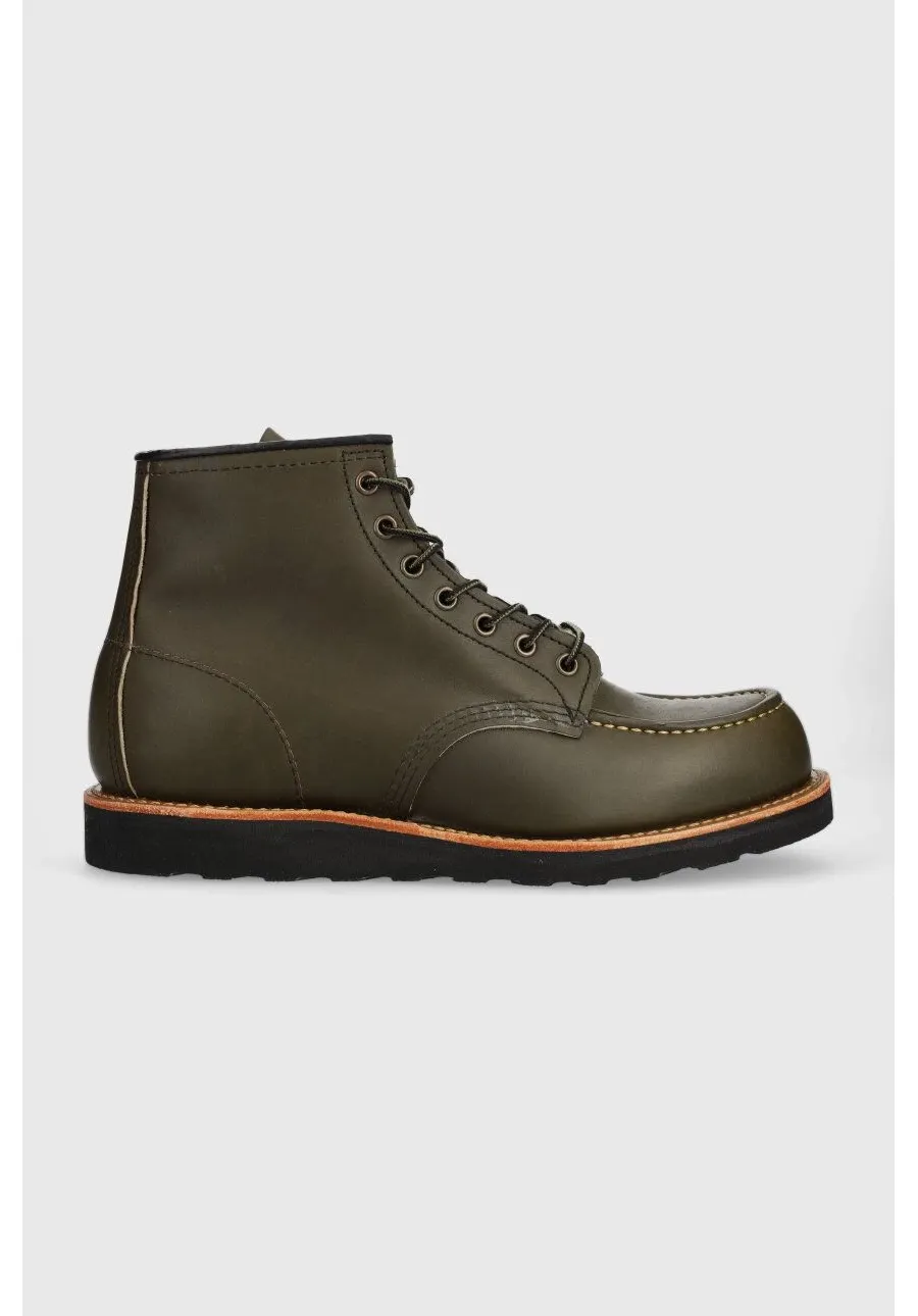 obrazek 1 Red Wing buty skórzane Moc Toe męskie kolor zielony 8828 8828