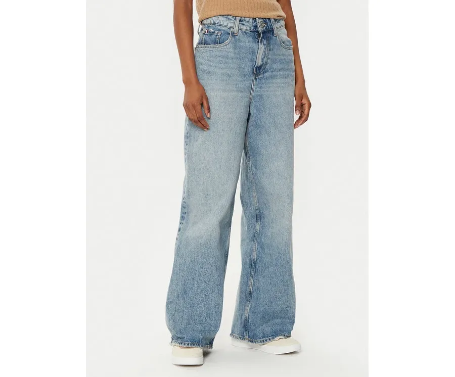 obrazek 1 Tommy Hilfiger Jeansy WW0WW43705 Niebieski Wide Leg