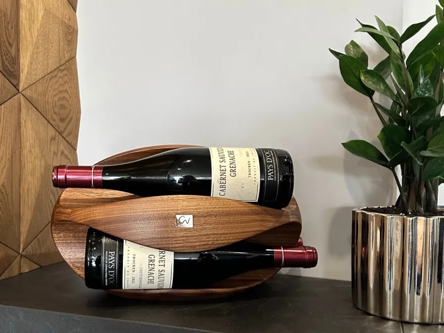 obrazek 1 Stojaki na wino z drewna RUGBY
