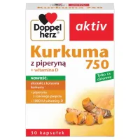 Zdjęcie Doppelherz Aktiv Kurkuma z Piperyną Kapsułki DOPPELHERZ