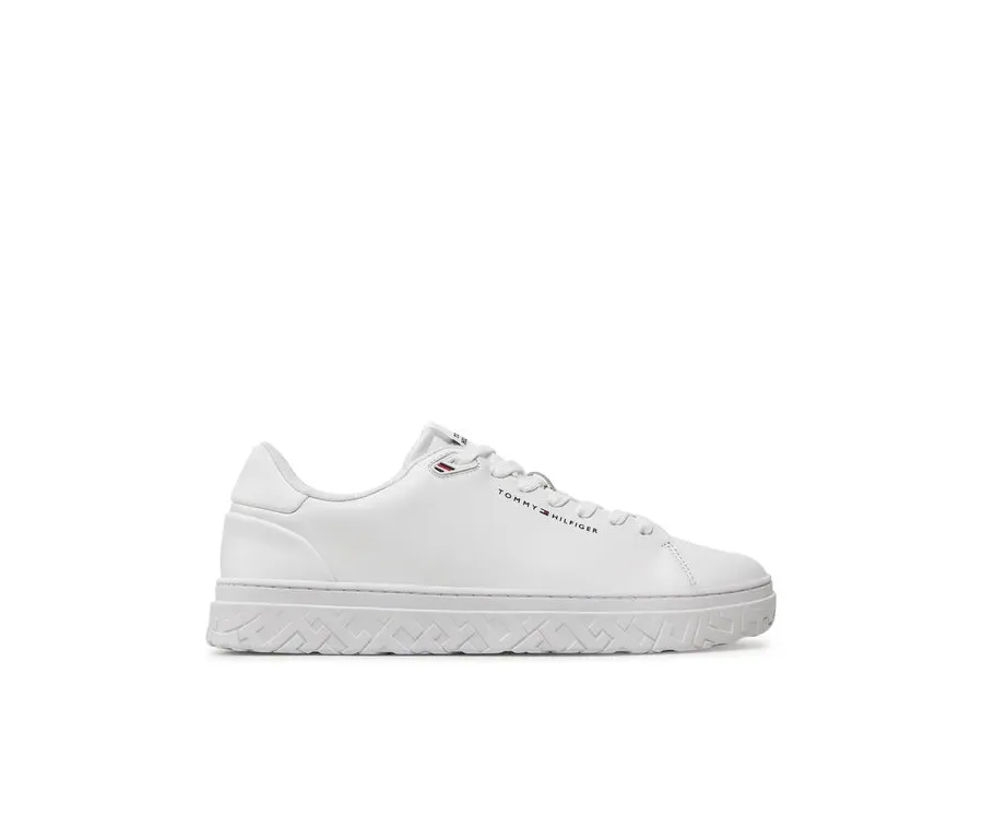 obrazek 1 Tommy Hilfiger Sneakersy Court Thick Cupsole Leather FM0FM05208 Biały
