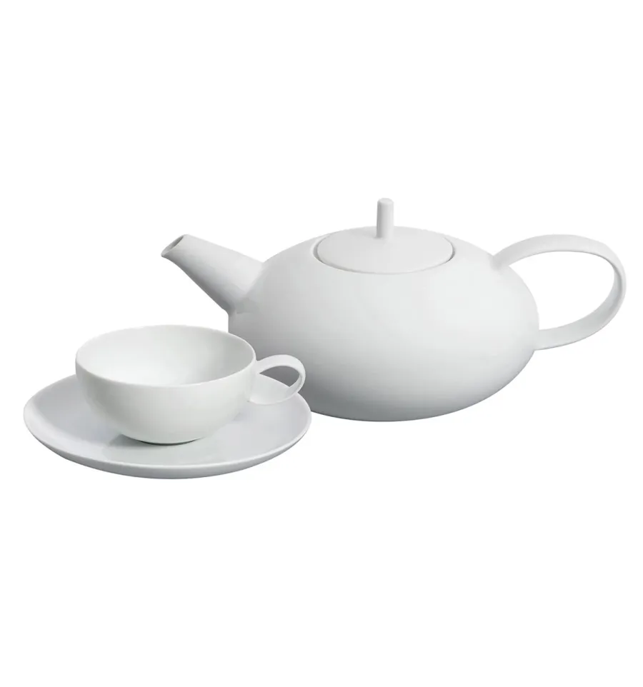 picture 1 Classic porcelain tea set from the Domo White collection - Vista Alegre