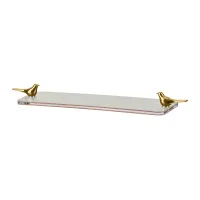 Picture Designer white and gold Linfinito bathroom tray 33x10xH5 cm