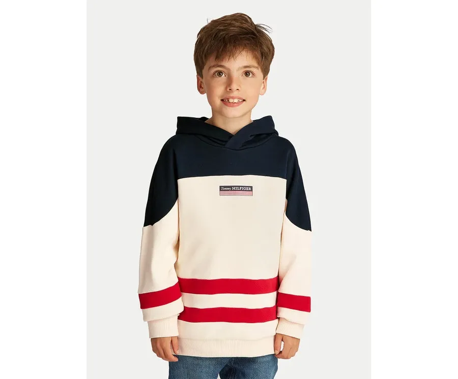 obrazek 1 Tommy Hilfiger Bluza Monotype KB0KB09584 Beżowy Relaxed Fit