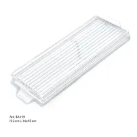 Zdjęcie Przezroczysta taca ręcznie cięta z włoskiego kryształu do łazienki - Il Paralume Marina