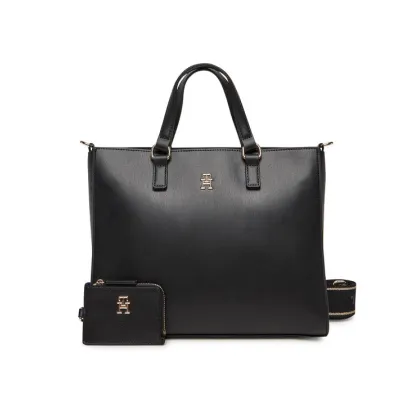 Zdjęcie Tommy Hilfiger Torebka Th Joy Satchel AW0AW16814 Czarny