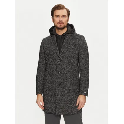 Zdjęcie KARL LAGERFELD Płaszcz wełniany 455712 544727 Czarny Regular Fit