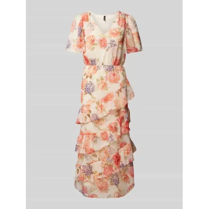 Zdjęcie Sukienka midi z kwiatowym wzorem model ‘MILLA’