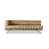 Zdjęcie Wygodna sofa dwuosobowa z lewym podłokietnikiem