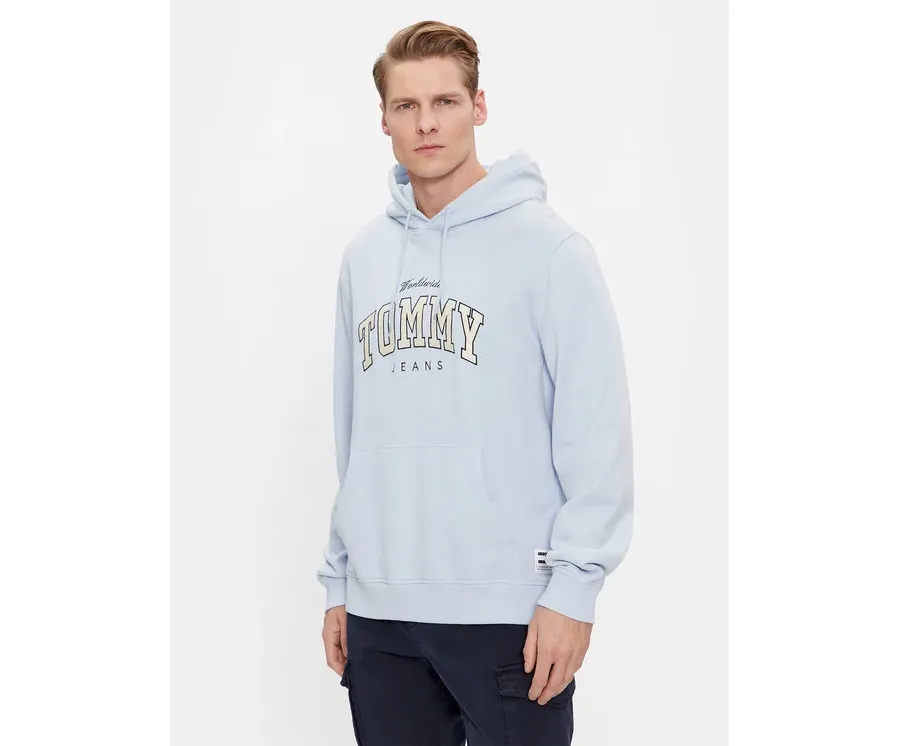 obrazek 1 Tommy Jeans Bluza Varsity DM0DM18401 Błękitny Regular Fit