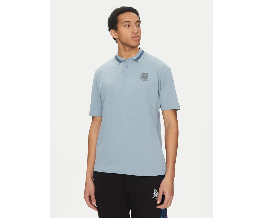 obrazek 1 HUGO Polo Dodac_RB 50542748 Niebieski Regular Fit