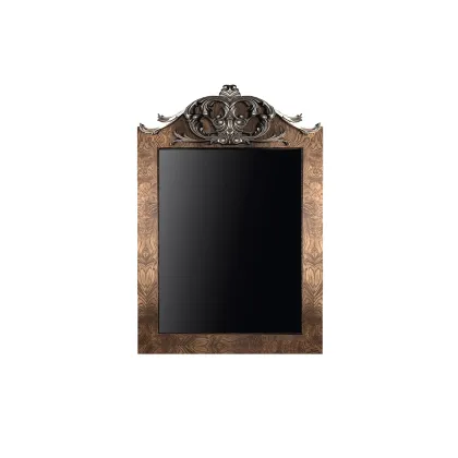 Picture Elite mirror LEONOR - walnut, silver - Collecion Alexandra