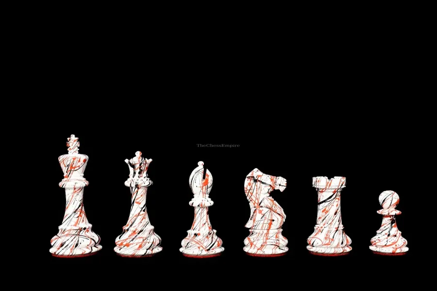 obrazek 2 Charakterystyczny komplet figur szachowych idealny na prezent - The Chess Empire