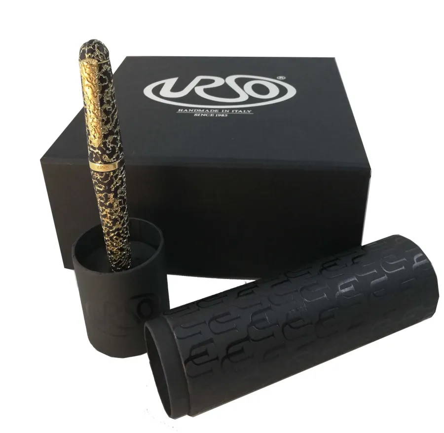 obrazek 2 Niespotykane pióro wieczne Crisopea Black Onix Gold - Urso