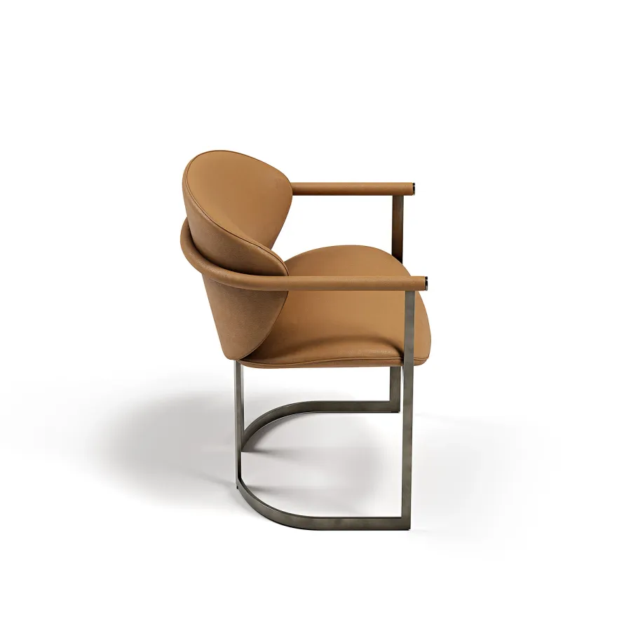 obrazek 4 Eleganckie włoskie krzesło w stylu modernistycznym - do jadalni