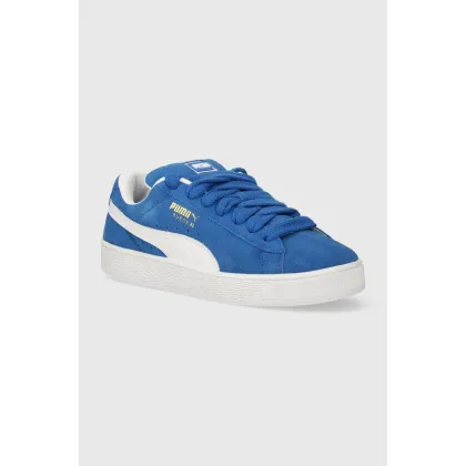 Zdjęcie Puma sneakersy skórzane  Suede XL kolor niebieski 395205
