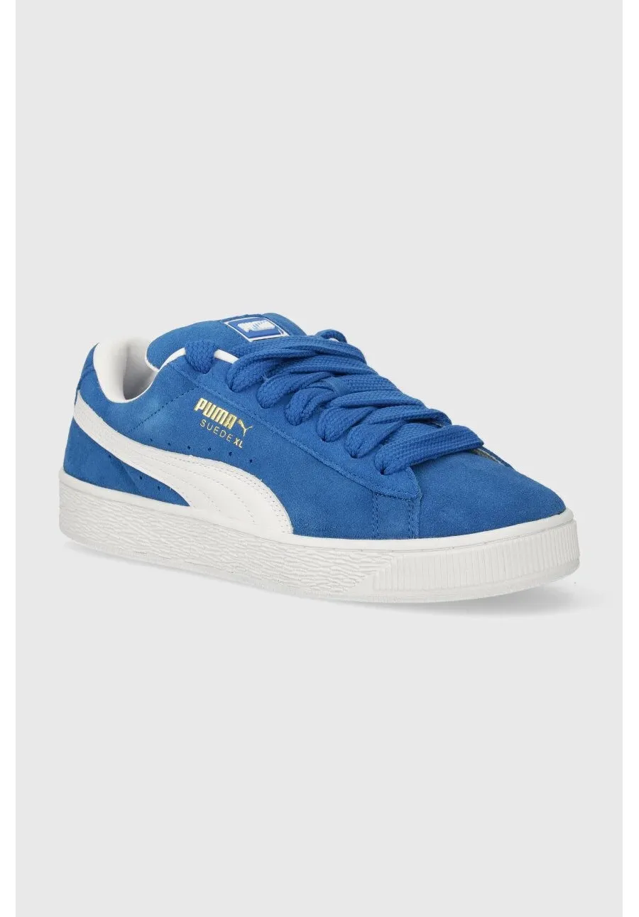 obrazek 1 Puma sneakersy skórzane  Suede XL kolor niebieski 395205