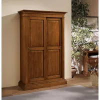 Picture Entrance wardrobe with 2 sliding doors with shelf and clothes hanger - Zanini