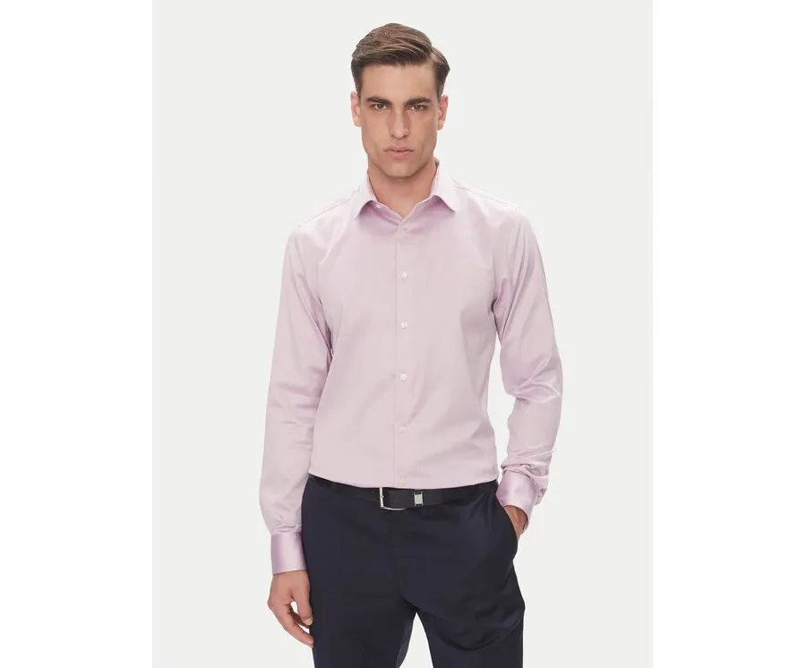 obrazek 1 Calvin Klein Koszula LV019EU035 Różowy Slim Fit