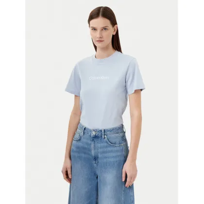 Zdjęcie Calvin Klein T-Shirt Hero Logo K20K205448 Niebieski Regular Fit