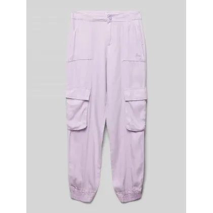 Zdjęcie Spodnie cargo o kroju baggy fit z wyhaftowanymi logo