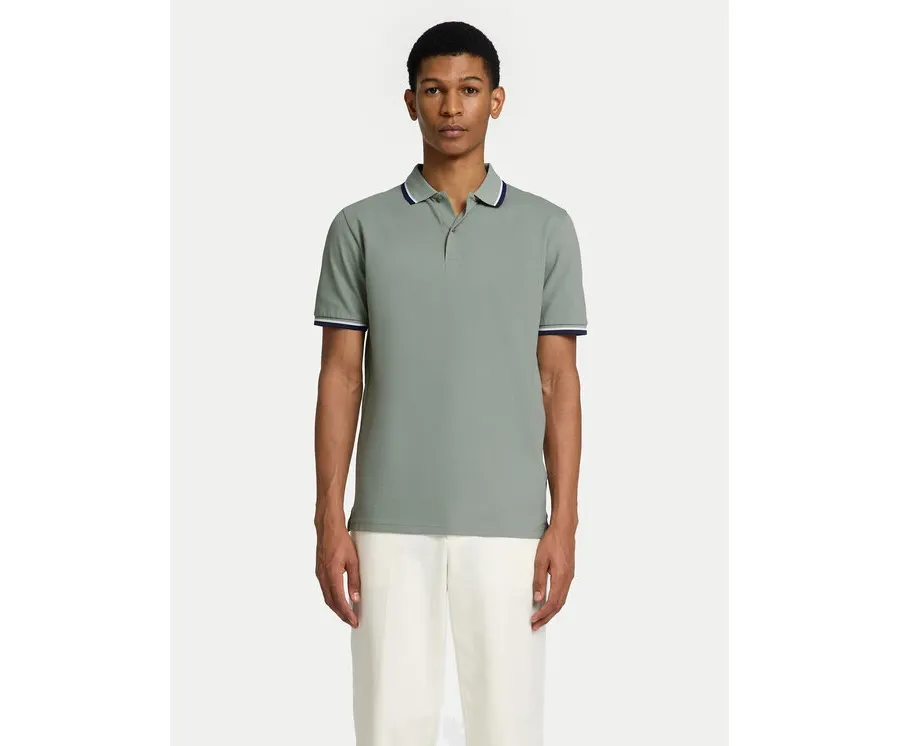 obrazek 1 Selected Homme Polo 16095852 Zielony Slim Fit