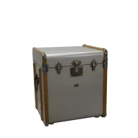 Zdjęcie Prestiżowy kuferek vintage w kolorze srebrnym - Authentic Models